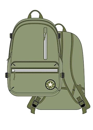 CONVERSE 10021138-A08 Straight Edge - Seasonal Color Backpack Unisex zielony, zielony, Einheitsgröße, Plecak