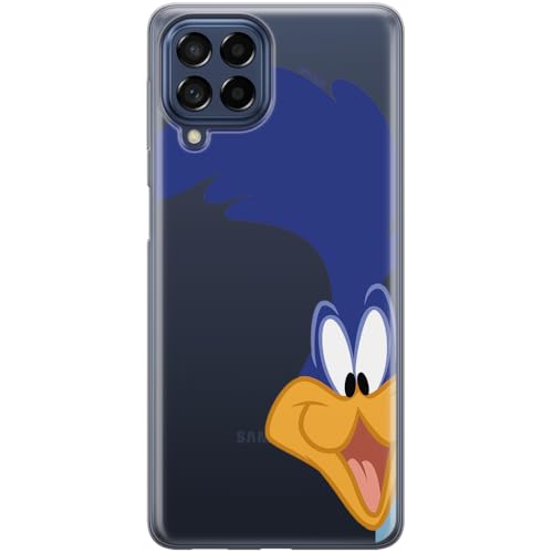 ERT GROUP etui na telefon Samsung M53 5G, case oryginalny i oficjalnie licencjonowany przez Looney Tunes, wzór Road Runner 001, optymalnie dopasowane, plecki z TPU częściowo przeźroczyste