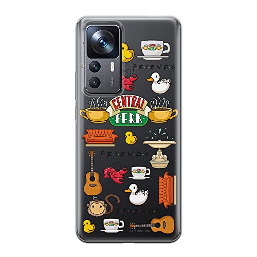 ERT GROUP etui na telefon Xiaomi 12T/12T pro/K50 Ultra, case oryginalny i oficjalnie licencjonowany przez Friends, wzór 014, optymalnie dopasowane, plecki z TPU częściowo przeźroczyste