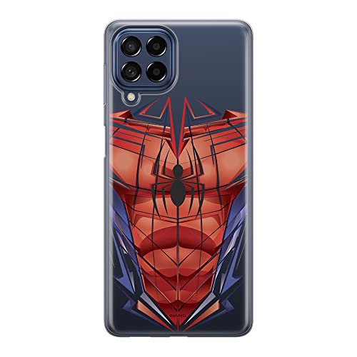 Etui Spider Man 005 Marvel Nadruk częściowy Przeźroczysty Producent: Samsung, Model: M53 5G