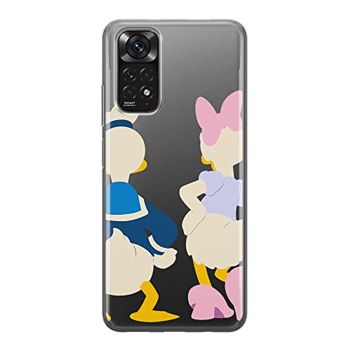 ERT GROUP etui na telefon Xiaomi REDMI NOTE 11S 4G / REDMI NOTE 11 4G, case oryginalny i oficjalnie licencjonowany przez Disney, wzór Donald & Daisy 001, plecki z TPU częściowo przeźroczyste