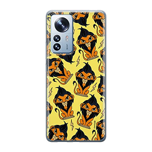 ERT GROUP etui na telefon Xiaomi 12 / 12X, case oryginalny i oficjalnie licencjonowany przez Disney, wzór Scar 002, optymalnie dopasowane, plecki z TPU