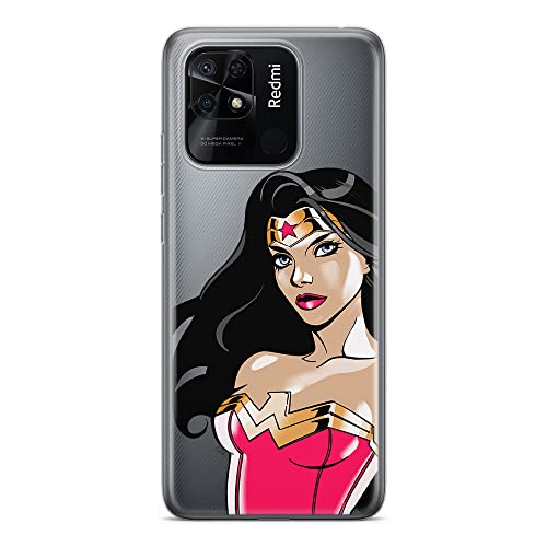 ERT GROUP etui na telefon Xiaomi REDMI 10C, case oryginalny i oficjalnie licencjonowany przez DC, wzór Wonder Woman 004, optymalnie dopasowane, plecki z TPU częściowo przeźroczyste