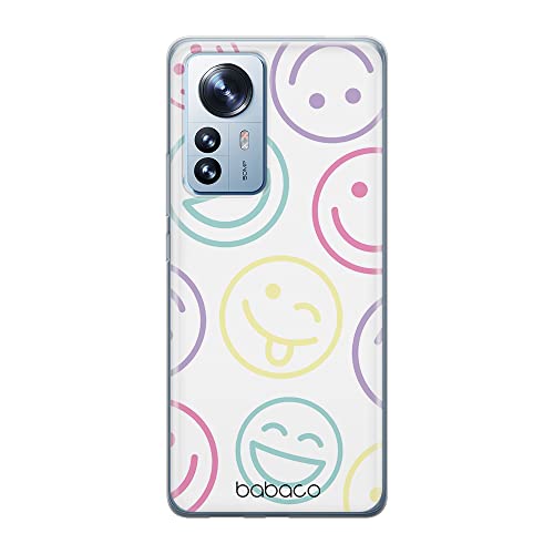 Фото - Чохол Xiaomi Etui do  12 / 12X Positive vibes 002 Babaco Nadruk częściowy Przeźroczysty 