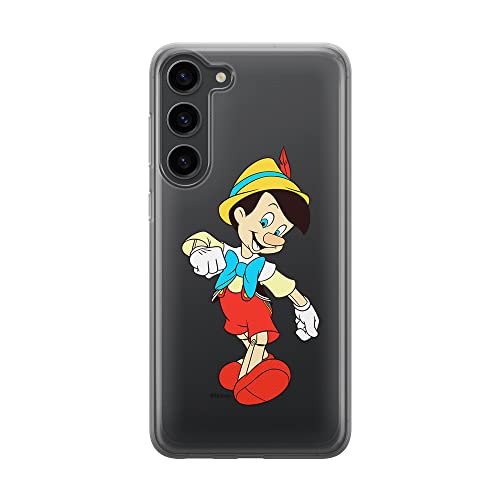 ERT GROUP etui na telefon Samsung S23, case oryginalny i oficjalnie licencjonowany przez Disney, wzór Pinocchio 001, optymalnie dopasowane, plecki z TPU częściowo przeźroczyste