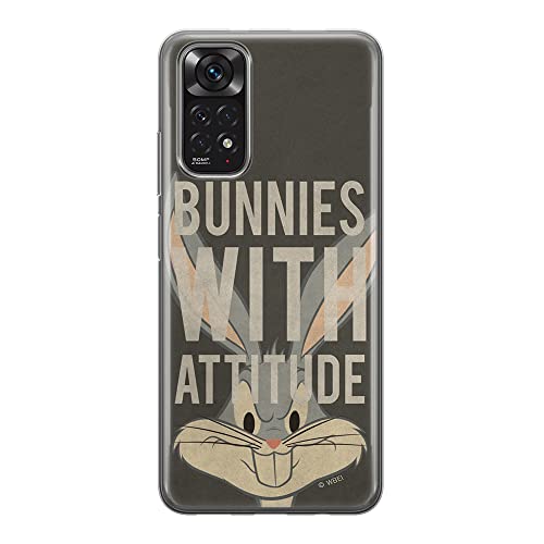 ERT GROUP etui na telefon Xiaomi REDMI NOTE 11S 4G / REDMI NOTE 11 4G, case oryginalny i oficjalnie licencjonowany przez Looney Tunes, wzór Bugs 007, plecki z TPU