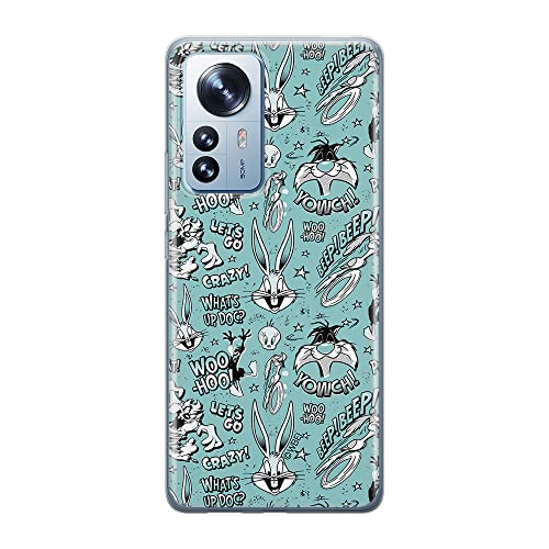 ERT GROUP etui na telefon Xiaomi 12 PRO, case oryginalny i oficjalnie licencjonowany przez Looney Tunes, wzór 004, optymalnie dopasowane, plecki z TPU