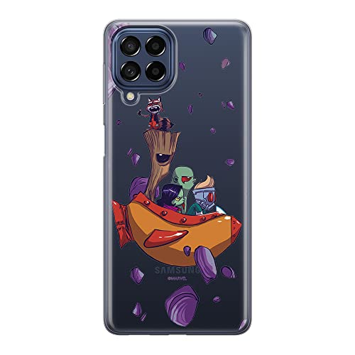 Etui Strażnicy Galaktyki 010 Marvel Nadruk częściowy Przeźroczysty Producent: Samsung, Model: M53 5G