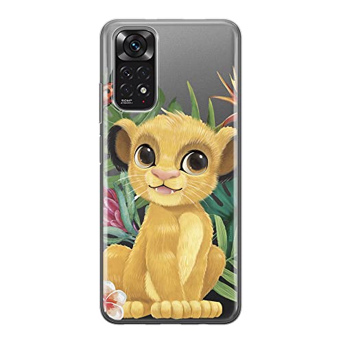 ERT GROUP etui na telefon Xiaomi REDMI NOTE 11S 4G / REDMI NOTE 11 4G, case oryginalny i oficjalnie licencjonowany przez Disney, wzór Simba & Friends 004, plecki z TPU częściowo przeźroczyste