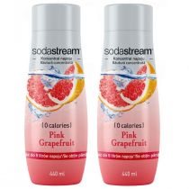 SodaStream Syrop różowy grejpfrut Zero Zestaw 2 x 440 ml