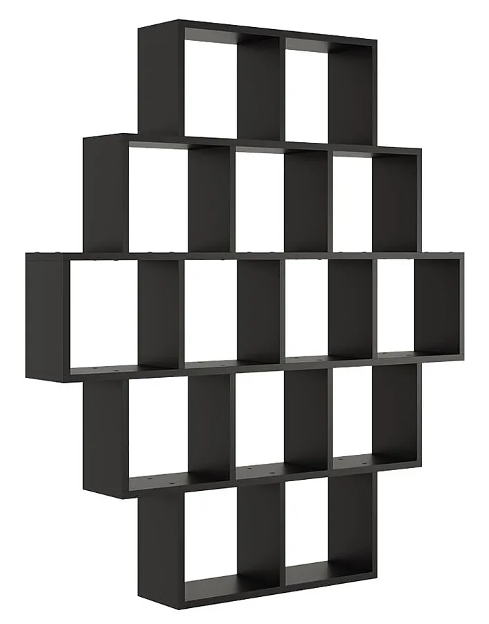 Czarny regał wiszący lub stojący T5-Z65