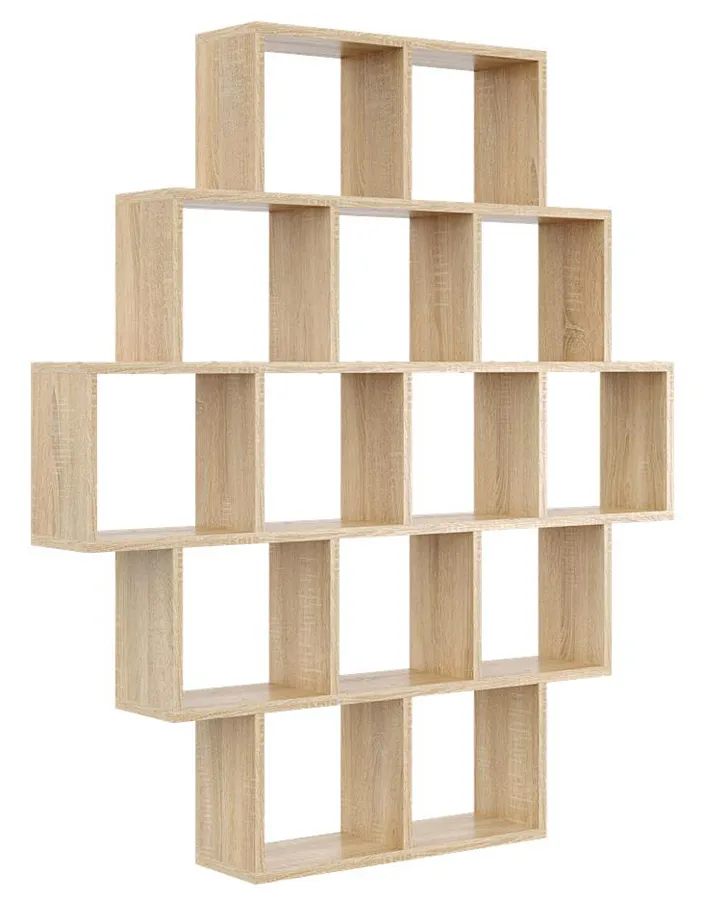 Regał wiszący lub stojący w kolorze dąb sonoma N7-P08