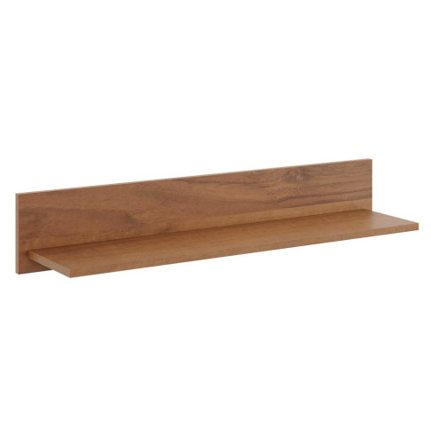 Minimalistyczna Pólka Ścienna W Kolorze Orzech F1-F16