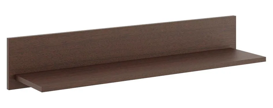 Minimalistyczna półka ścienna w kolorze wenge Z5-N79
