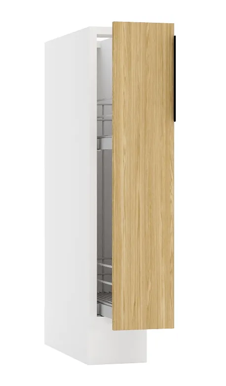 Dolna szafka kuchenna cargo 15 cm dąb olejowany M0-N67