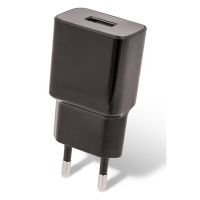 Setty Ładowarka sieciowa Usb 1A czarna