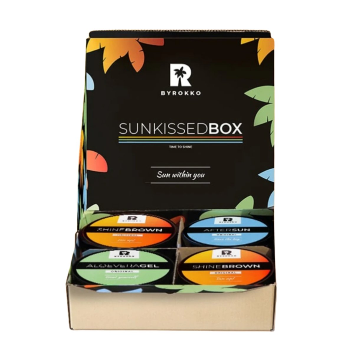 Byrokko, Sunkissed Box, Zestaw do opalania, 4 szt.