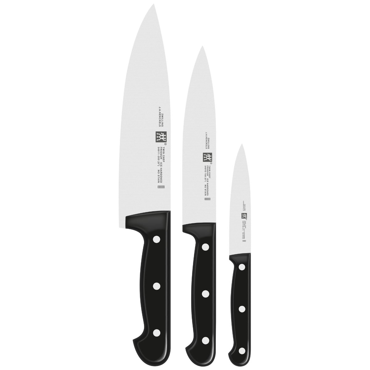 Zwilling J.A.Henckels TWIN Chef Zestaw noży 3 el. 34930-006-0
