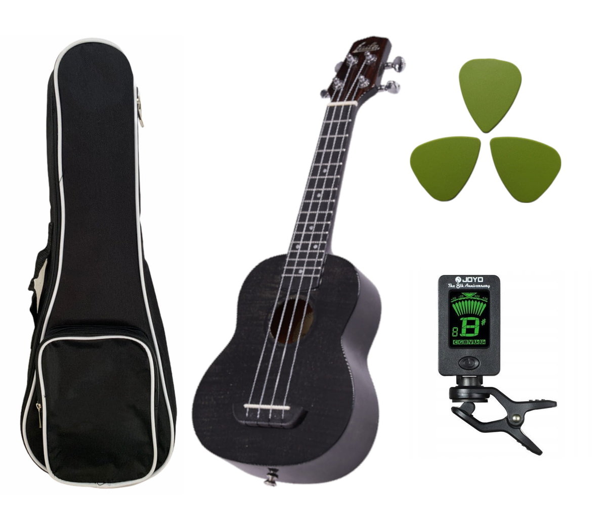 Ukulele Sopranowe Laila UDW-2113-FO-HGBLACK