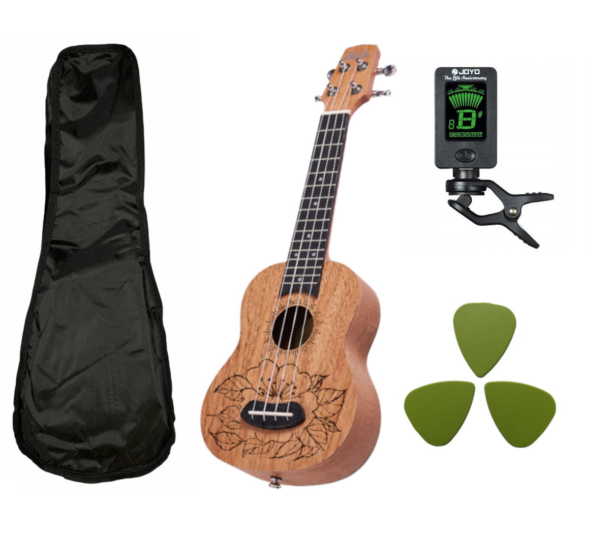 Ukulele Sopranowe Laila UFG-2111-A-FLOWERS