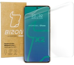 Bizon Folia hydrożelowa na ekran Glass Hydrogel do Realme 11 Pro / 11 Pro +, 2 sztuki