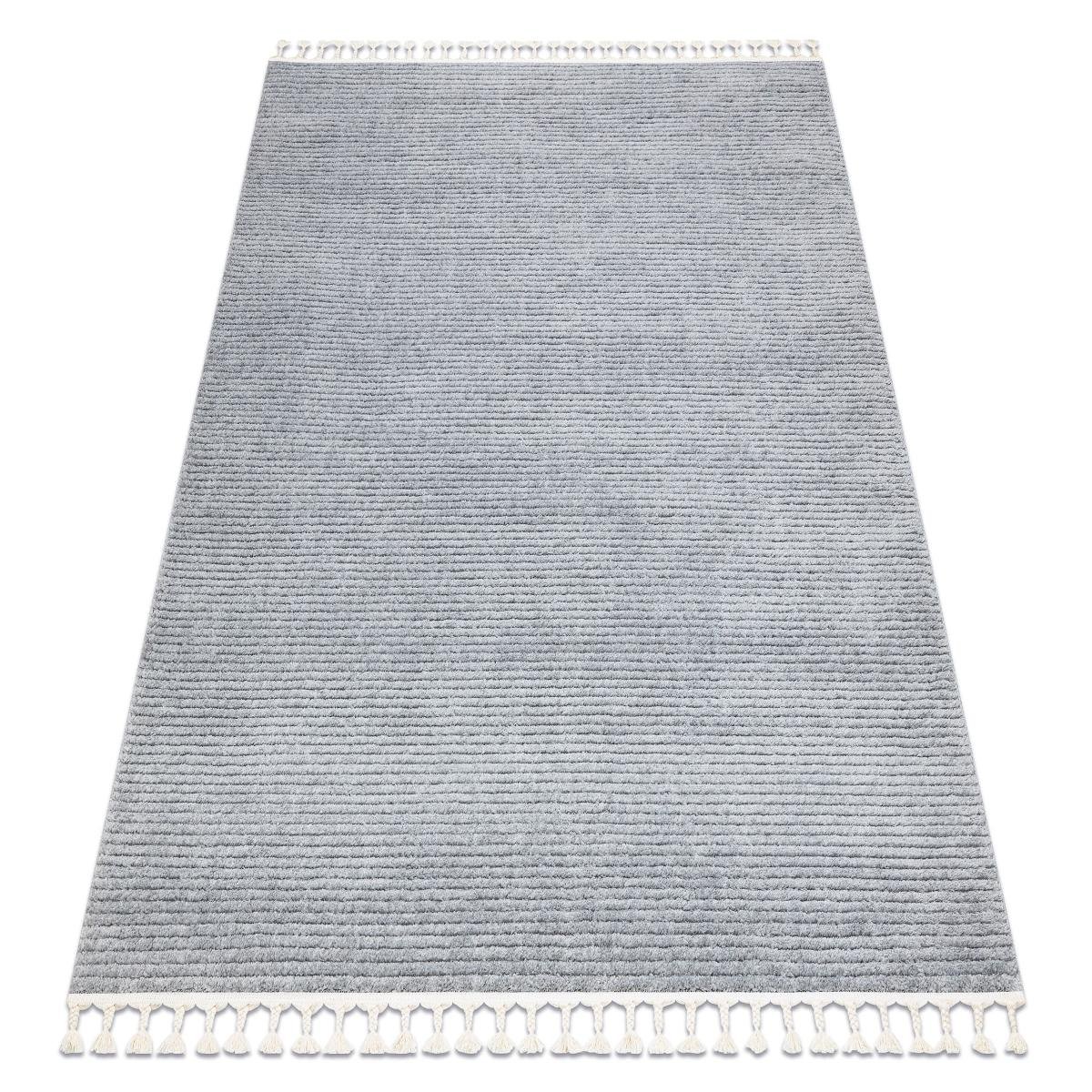 Dywan SEVILLA PC00B paski, prążki szary Frędzle berberyjski marokański shaggy, 240x330 cm