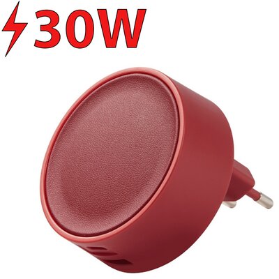 Ładowarka sieciowa LEXON Poweron 30W Czerwony | Bezpłatny transport