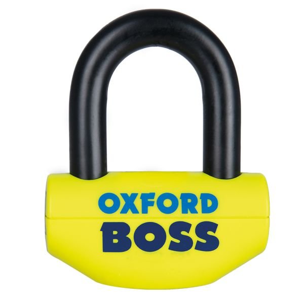 Blokada tarczy hamulcowej OXFORD Boss kolor żółty trzpień 16mm