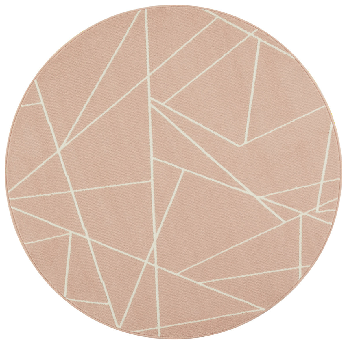 Różowy dywan Ragami Velvet, ø 140 cm