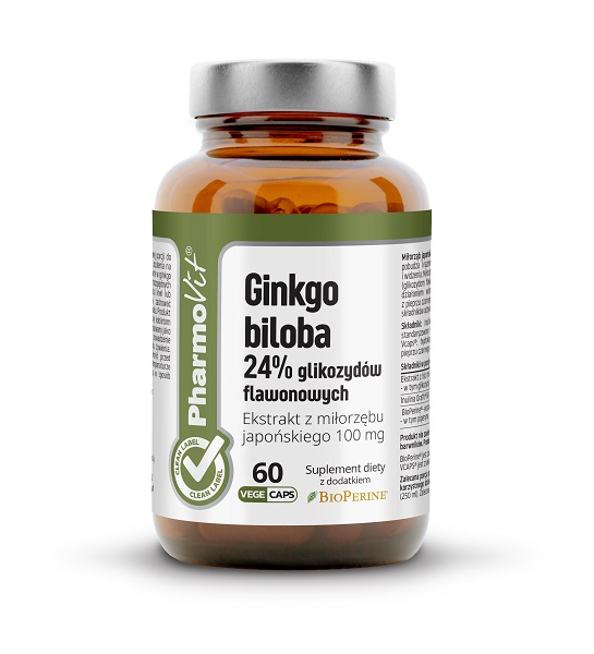 PHARMOVIT (suplementy diety) MIŁORZĄB JAPOŃSKI 60 KAPSUŁEK 19,98 g - PHARMOVIT