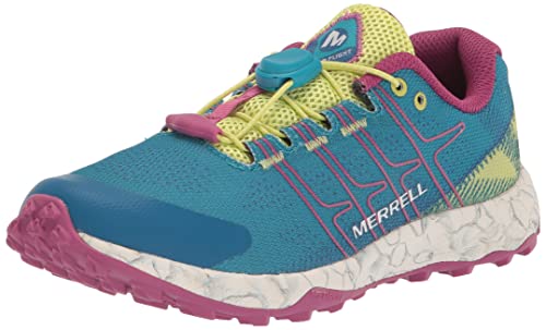Merrell Moab Flight Low A/C, Unisex Dziecko Buty, Teal Lime Fuchsia, 39 EU