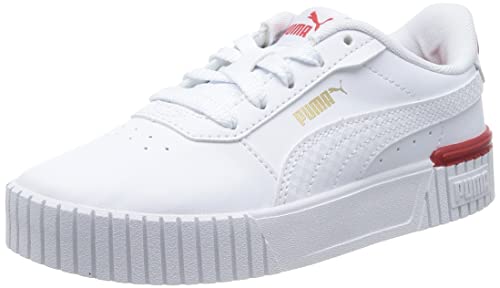 PUMA Carina 2.0 Thread PS, Kapcie, White-FOR All Time Red Gold, 31 EU, Puma White For All Time Red Puma Gold, 31 EU