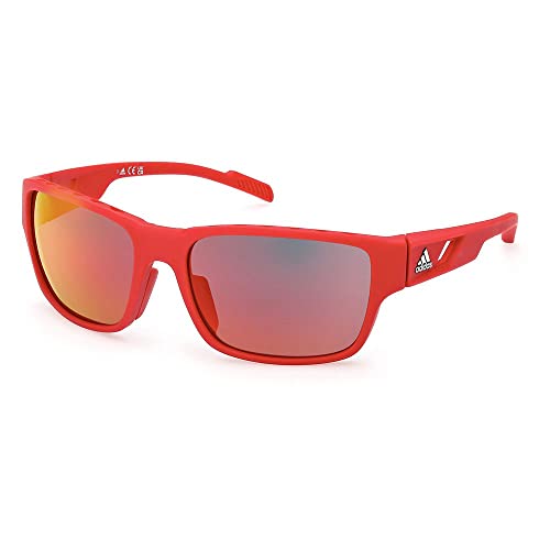 SP0069 okulary przeciwsłoneczne, 6166L Shiny Red/Roviex Mirro, 61