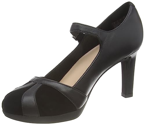 Clarks Damskie czółenka Ambyr Light, Black Combi, 41.5 EU