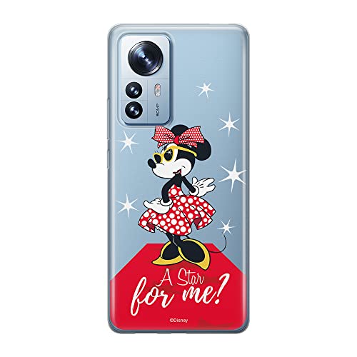 ERT GROUP etui na telefon Xiaomi 12 PRO, case oryginalny i oficjalnie licencjonowany przez Disney, wzór Minnie 044, optymalnie dopasowane, plecki z TPU częściowo przeźroczyste