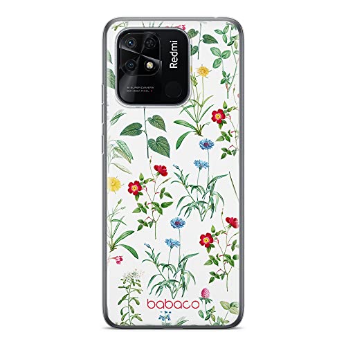 ERT GROUP etui na telefon Xiaomi REDMI 10C, case oryginalny i oficjalnie licencjonowany przez Babaco, wzór Flowers 042, optymalnie dopasowane, plecki z TPU