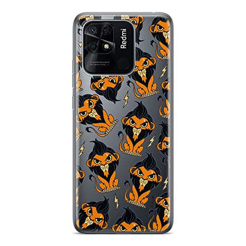 ERT GROUP etui na telefon Xiaomi REDMI 10C, case oryginalny i oficjalnie licencjonowany przez Disney, wzór Scar 002, optymalnie dopasowane, plecki z TPU częściowo przeźroczyste