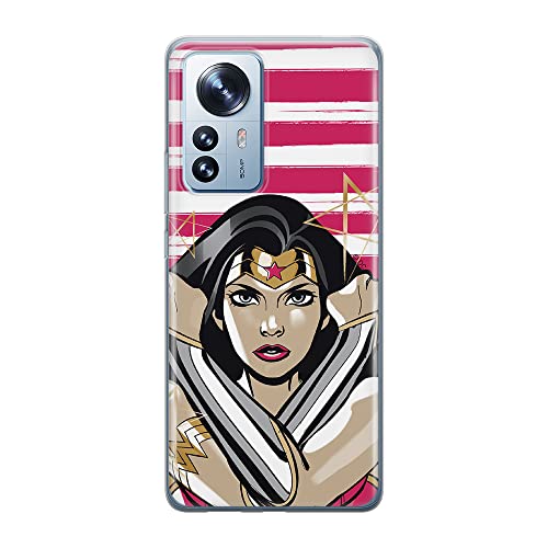 ERT GROUP etui na telefon Xiaomi 12 PRO, case oryginalny i oficjalnie licencjonowany przez DC, wzór Wonder Woman 003, optymalnie dopasowane, plecki z TPU