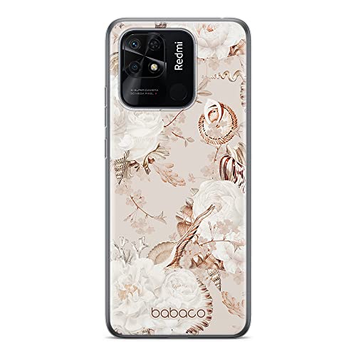 ERT GROUP etui na telefon Xiaomi REDMI 10C, case oryginalny i oficjalnie licencjonowany przez Babaco, wzór Flowers 045, optymalnie dopasowane, plecki z TPU