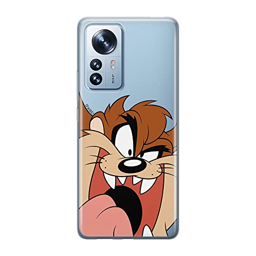 ERT GROUP etui na telefon Xiaomi 12 PRO, case oryginalny i oficjalnie licencjonowany przez Looney Tunes, wzór Tasmanian 001, optymalnie dopasowane, plecki z TPU częściowo przeźroczyste