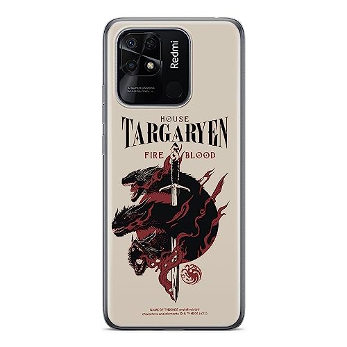 ERT GROUP etui na telefon Xiaomi REDMI 10C, case oryginalny i oficjalnie licencjonowany przez Game of Thrones, wzór 006, optymalnie dopasowane, plecki z TPU