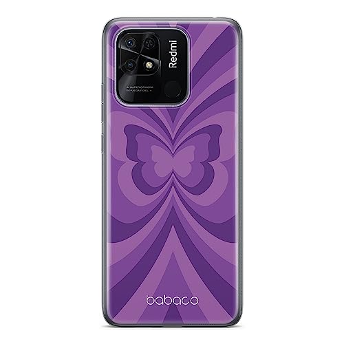 ERT GROUP etui na telefon Xiaomi REDMI 10C, case oryginalny i oficjalnie licencjonowany przez Babaco, wzór Butterflies 001, optymalnie dopasowane, plecki z TPU