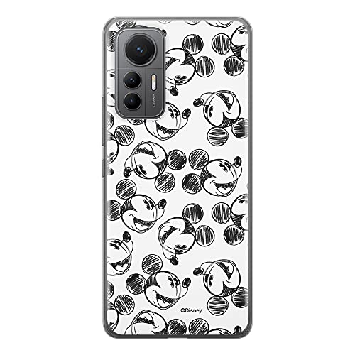 ERT GROUP etui na telefon Xiaomi 12 LITE, case oryginalny i oficjalnie licencjonowany przez Disney, wzór Mickey 025, optymalnie dopasowane, plecki z TPU