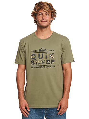 Quiksilver Podstawowa koszulka męska zielona S