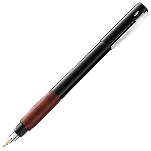 Lamy Model LAMY 1211475 fountain Pen OM Accent 098 by Brilliant, czarny/brązowy 1211475