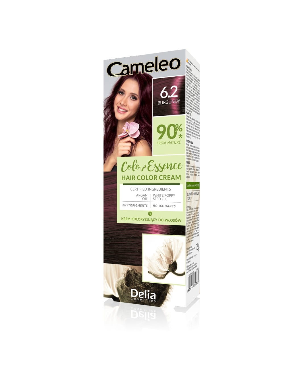 Delia Cameleo Krem koloryzujący do włosów 6.2 Burgundy 75 g