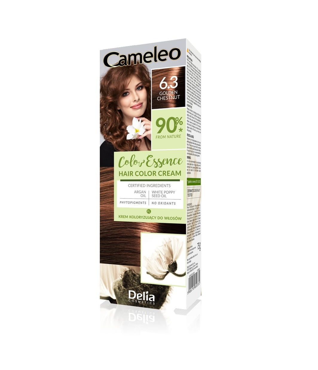 Zdjęcia - Farba do włosów Essence Delia Cameleo Krem koloryzujący do włosów 6.3 Golden Chestnut 75 g 