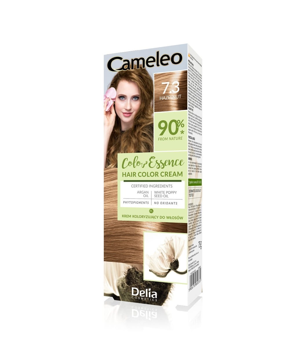 Delia Cameleo Krem koloryzujący do włosów 7.3 Hazelnut 75 g