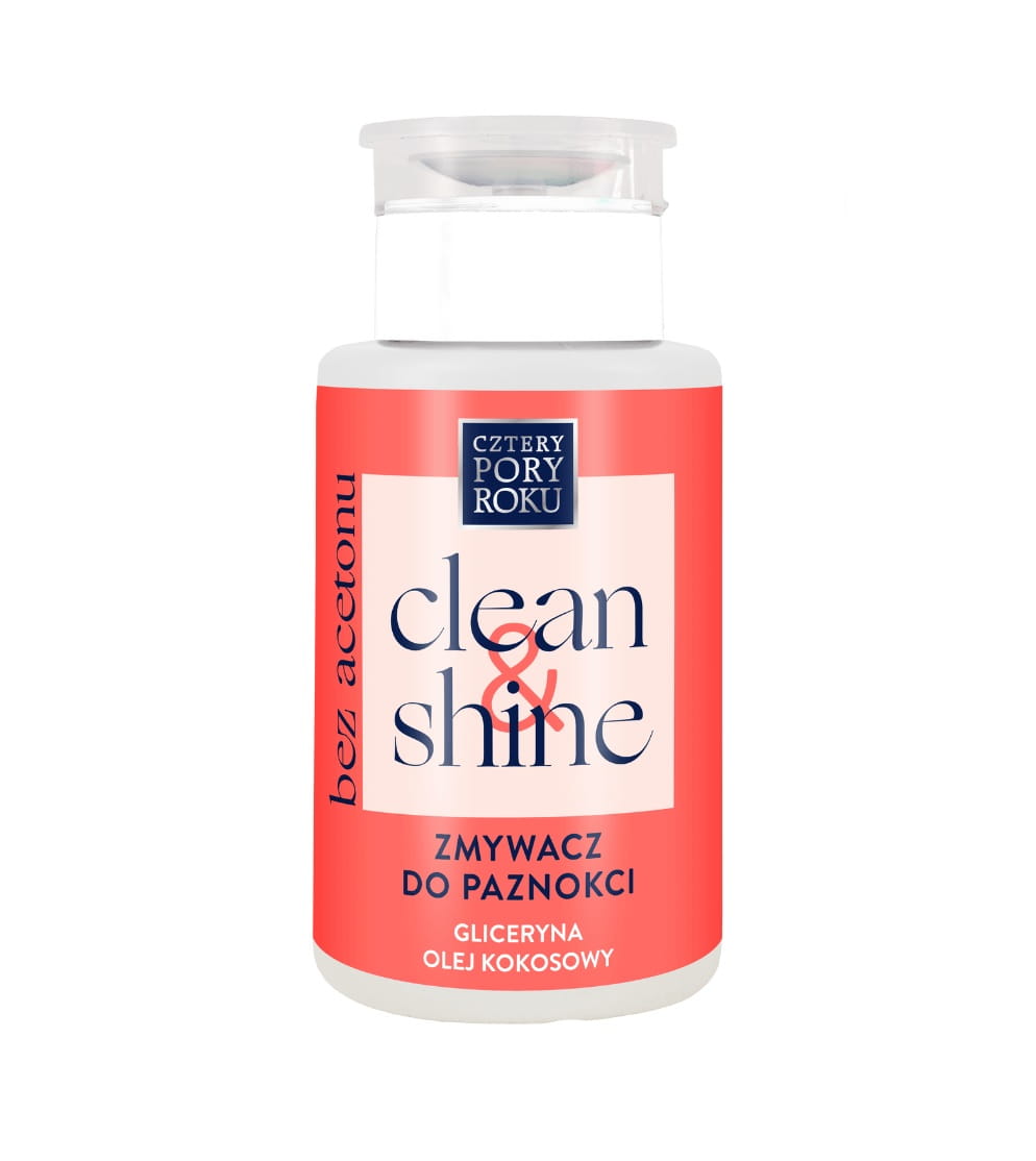 4 Pory Roku Zmywacz do paznokci Clean&Shine 200 ml