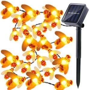 Girlanda Solarna Ogrodowa Pszczółki 30 Led